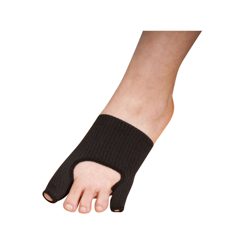 【아울렛】 발가락 코마치 외반 모지·내반 작은 손가락 서포터 초박형·하드 타입 블랙 1장입 1개