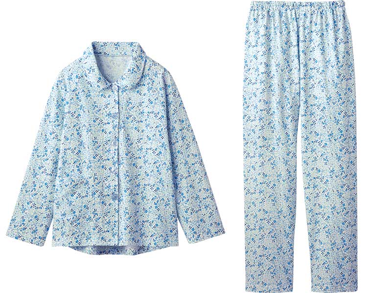 100% cotton, loose and considerate pajamas / 047551404 LL Saxe color 1 piece