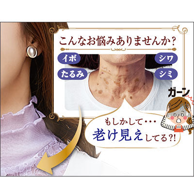 衿もとシルクのレースネックカバー / ブラック　1 枚
