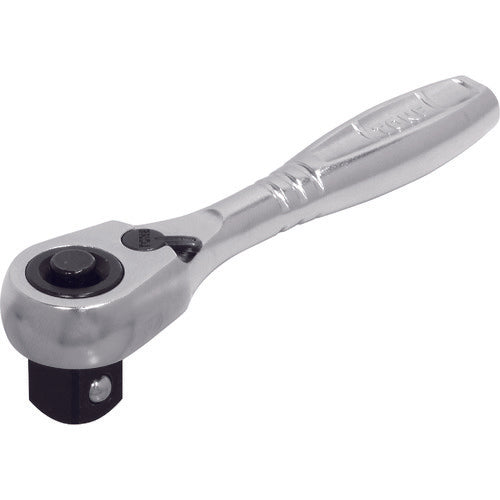 TONE Compact Short Ratchet Handle (Hold Type) 72 teeth, 9.5mm socket, 90mm overall length, RH3CHS 1 pc