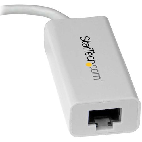 StarTech LAN 어댑터/USB-C/1x RJ45/10/100/1000 Mbps/화이트 US1GC30W 1봉