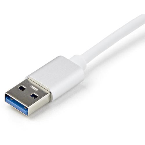 ＳｔａｒＴｅｃｈ　ＬＡＮアダプター／ＵＳＢ　３．０／１ｘ　ＲＪ４５／１０／１００／１０００　Ｍｂｐｓ／シルバー　USB31000SA　1 箱