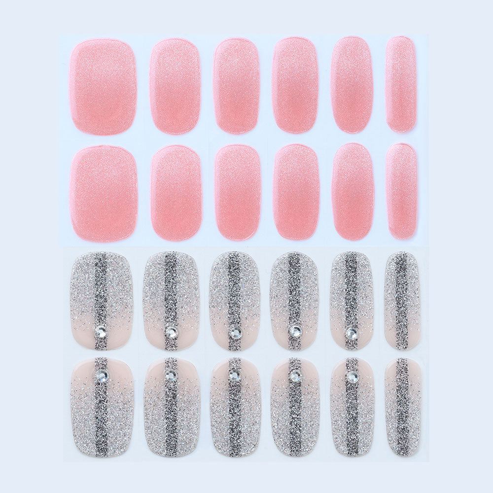 【アウトレット】LYSD'OR リスドール セミキュアジェルネイル ハンドネイル用 スパークル マグネット 24枚入 1 個