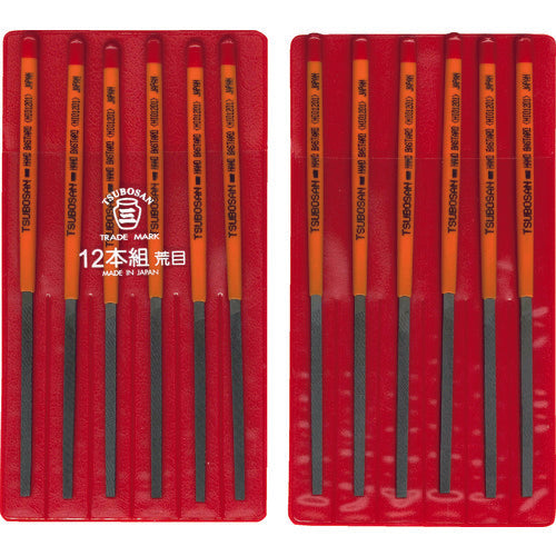 TUBOSAN File Set, 12-piece set, flat, coarse, HI012-01 1 S