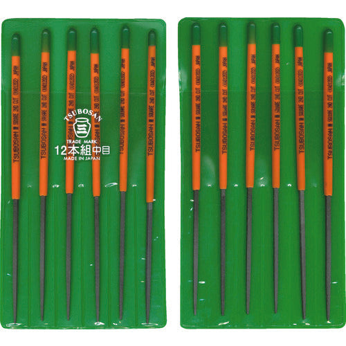 츠 보산 세트 야스리 12 개 세트 뿔 중목 KA012-02 1 S