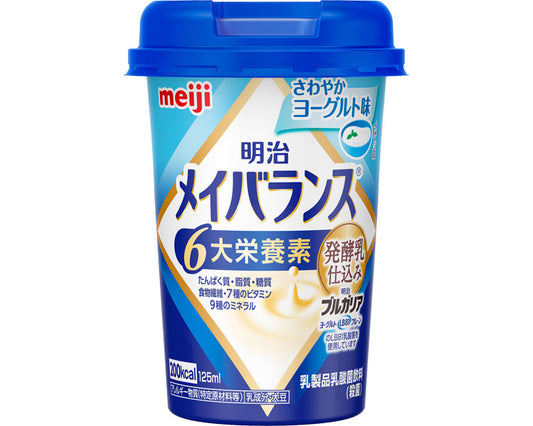 메이지 메이 밸런스 Mini 컵 상쾌한 요구르트 맛 / 1415455 125mL 1개