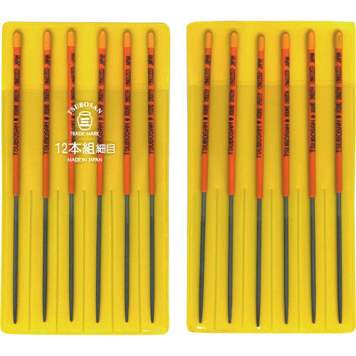 ツボサン　組ヤスリ　１２本組　丸　細目　MA012-03　1 Ｓ