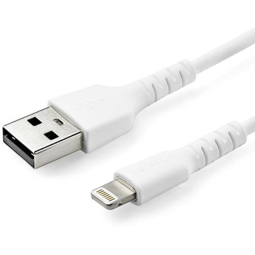 StarTech Lightning Cable / USB-A / 1m / Highly durable aramid / MFi certified / White RUSBLTMM1M 1 box