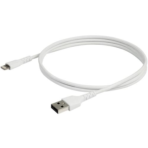 StarTech Lightning Cable / USB-A / 1m / Highly durable aramid / MFi certified / White RUSBLTMM1M 1 box