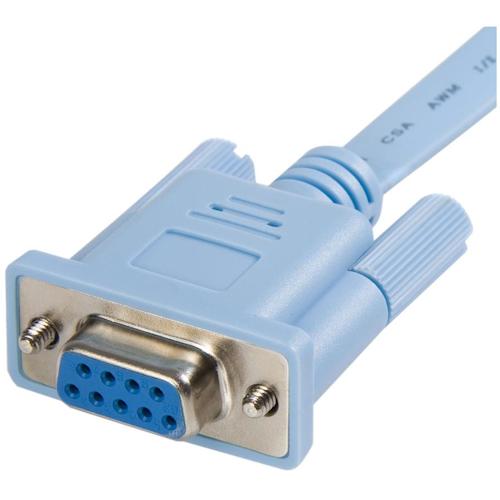 StarTech Cisco Router Console Cable / RJ45 - D-Sub 9 pin (F-M) / 1.8m DB9CONCABL6 1 bag
