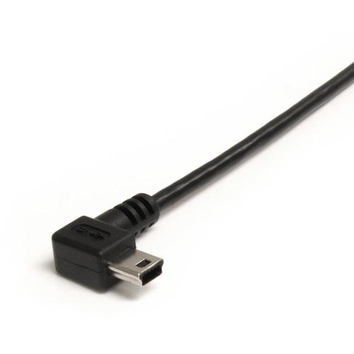 StarTech USB cable / A - Mini-B / 91cm / USB 2.0 / Right L type / Male-male / BK USB2HABM3RA 1 bag