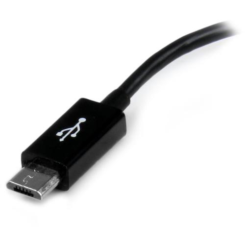 StarTech USB Cable / A - Micro-B / 12cm / OTG conversion / Female-Male / Black UUSBOTG 1 pack