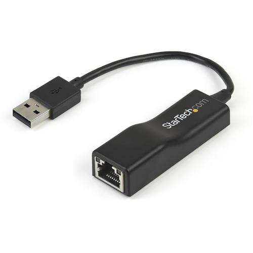 StarTech LAN 어댑터/USB 2.0/1x RJ45/10Mbps/100Mbps/블랙 USB2100 1상자