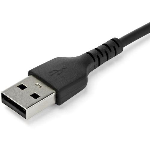 StarTech USB 케이블 / A-C / 1m / USB 2.0 / 480Mbps / 고 내구성 / 남성 / 남성 / BK RUSB2AC1MB 1 봉지