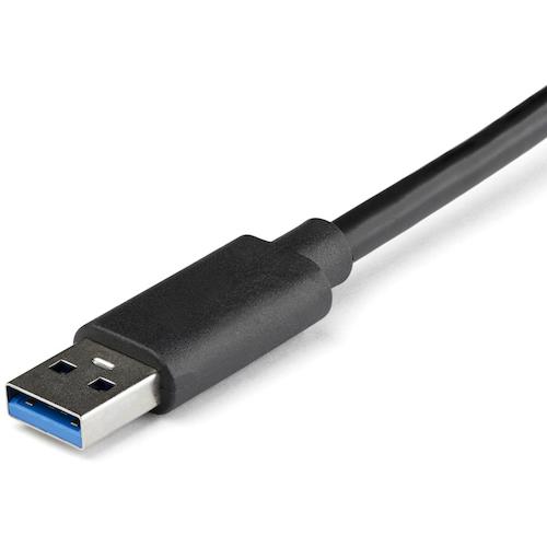 ＳｔａｒＴｅｃｈ　ＬＡＮアダプター／ＵＳＢ　３．０／２ｘ　ＲＪ４５／１０／１００／１０００　Ｍｂｐｓ／ブラック　USB32000SPT　1 箱