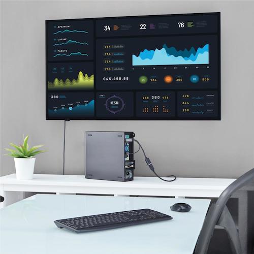 StarTech Display Adapter / HDMI - DP / 4K30Hz / USB Power / BK HD2DP 1 bag