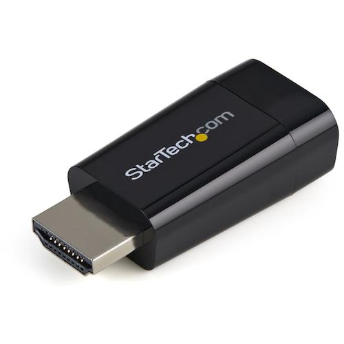 ＳｔａｒＴｅｃｈ　ディスプレイアダプター／ＨＤＭＩ　−　ＶＧＡ／１０８０ｐ／小型／オーディオなし　HD2VGAMICRO　1 箱