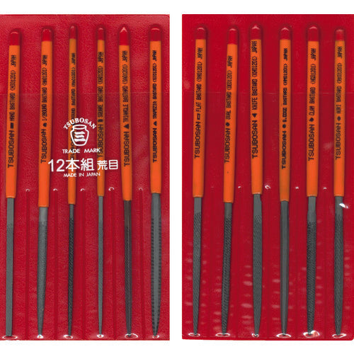 Tsubosan File Set, 12-piece set, coarse ST012-01 1 S