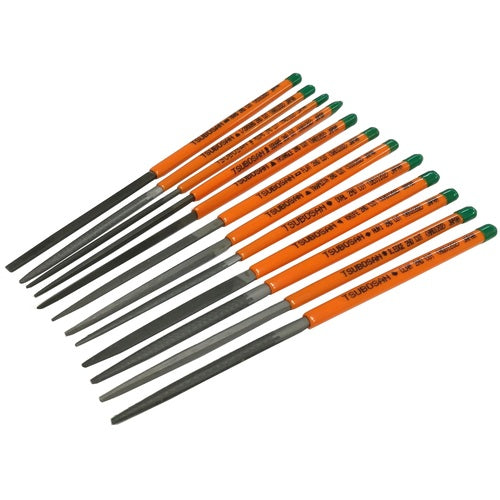 Tsubosan File Set, 12-piece set, fine ST012-03 1 S
