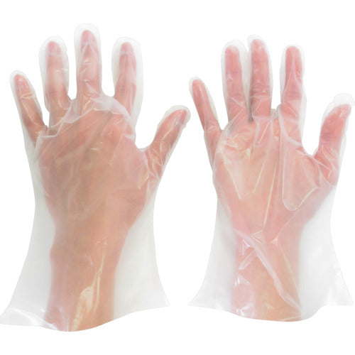 ミドリ安全　ポリエチレン使い捨て手袋　外エンボス　Ｓ　（２００枚入）　VERTE-565N-S　1 箱