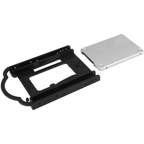 ＳｔａｒＴｅｃｈ　ＳＳＤ　／　ＨＤＤマウンタ／３．５インチベイ対応／１ｘ　２．５”ＨＤＤ／工具不要　BRACKET125PT　1 箱