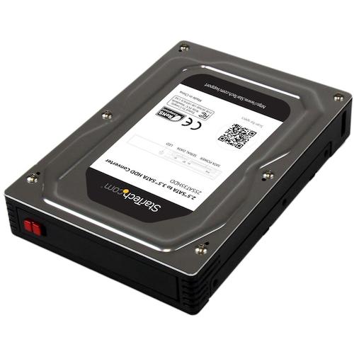 StarTech HDD Converter / 2.5-3.5" HDD Conversion Case / HDD up to 12.5mm thick / No tools required 25SAT35HDD 1 box