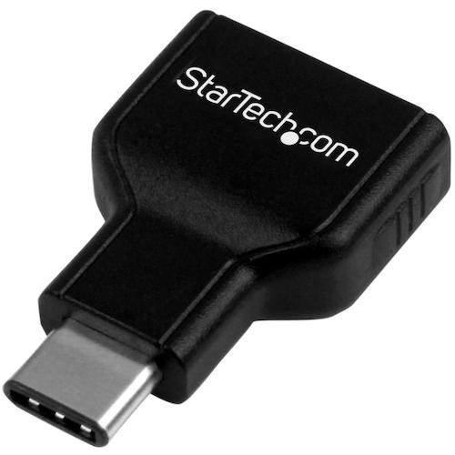 ＳｔａｒＴｅｃｈ　ＵＳＢ変換アダプター／Ａ−Ｃ／ＵＳＢ　３．０／５Ｇｂｐｓ／メス・オス／ブラック　USB31CAADG　1 袋