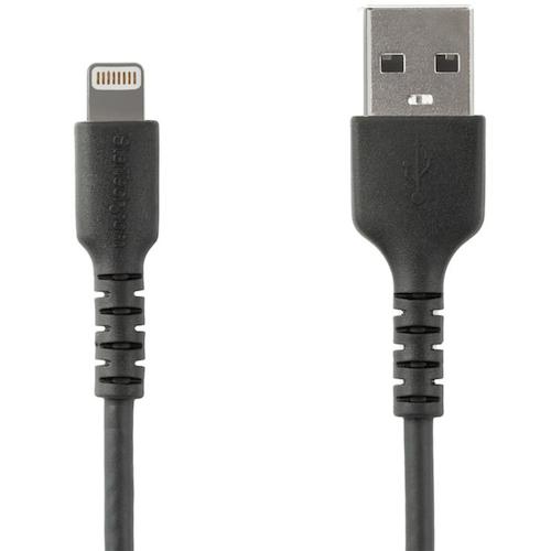 StarTech Lightning Cable / USB-A / 1m / Highly durable aramid / MFi certified / Black RUSBLTMM1MB 1 box