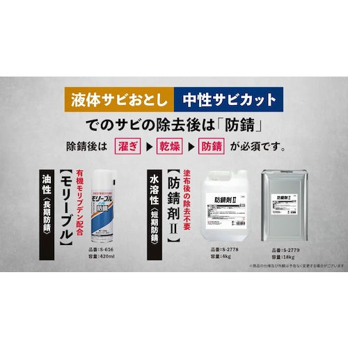 SYK 녹 제거제 중성 녹 4kg S-9815 1개