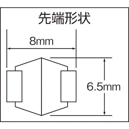 アネックス　ラジオペンチ（ステンレス）　ナイロンカバー付　ラバーグリップヤットコ　標準タイプ（平・平）　全長１３５ｍｍ　251-N　1 丁