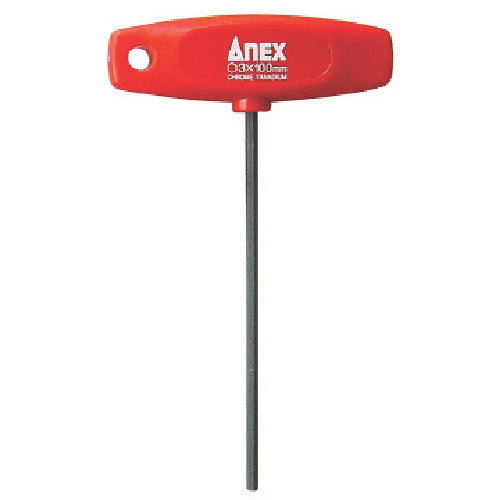 アネックス　Ｔ型六角レンチドライバー　対辺３．０×１００　3200-3.0-100　1 本