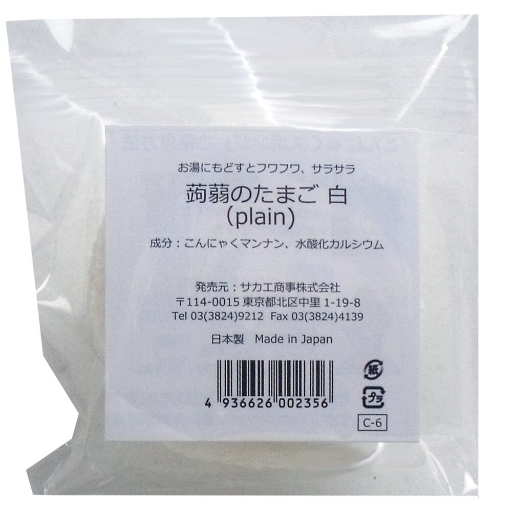 蒟蒻のたまご 白 C-6 1 個