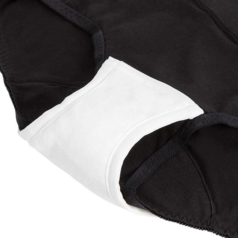 ピジョン 吸水できる産前産後コットンショーツ ブラック マタニティ用 Lサイズ 1枚入 1 個