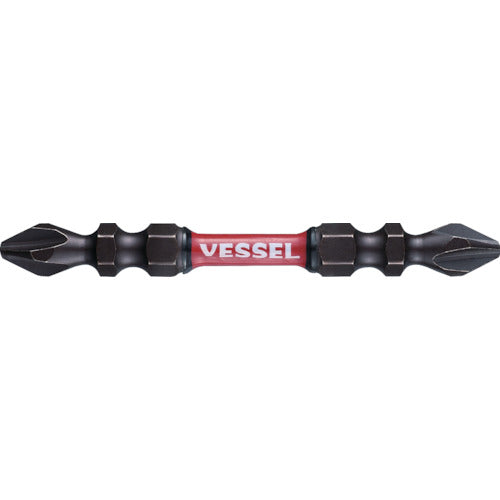 ＶＥＳＳＥＬ　サキスボトーションビットＳＳＴ　２本組（両頭）＋２×６５ｍｍ　SST142065　1 PK