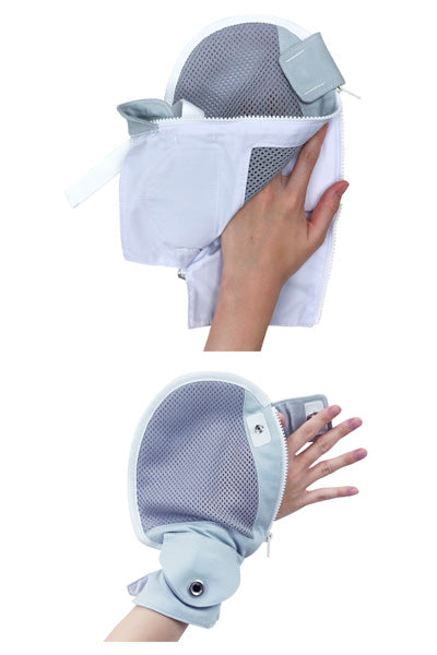 Fudo Gloves, Horizontal Insertion, M / 106742, Pink, 1 Pair