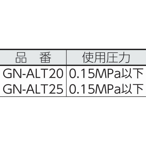 アクアシステム　溶剤用アルミ製手動ガンノズル　接続Ｒｃ３／４　GN-ALT20　1 台