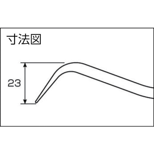 アネックス　車輌整備用工具（エンジン関連）　ホースピック　先端幅２５ｍｍ　軸長７０ｍｍ　全長１８０ｍｍ　9115　1 丁