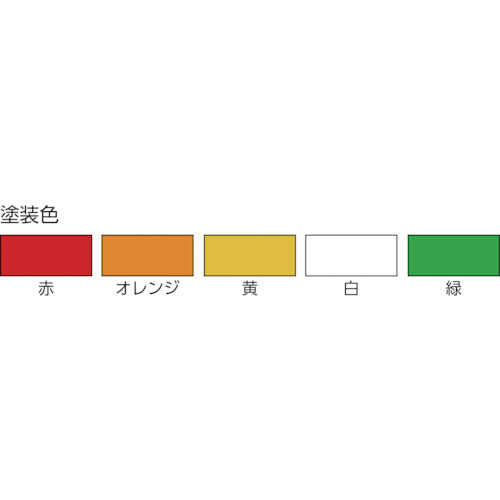 アネックス　片頭ドライバービット　刃先−５×全長６５ｍｍ　チューブ色：黄緑　（２本入）　ACMM-5065　1 PK