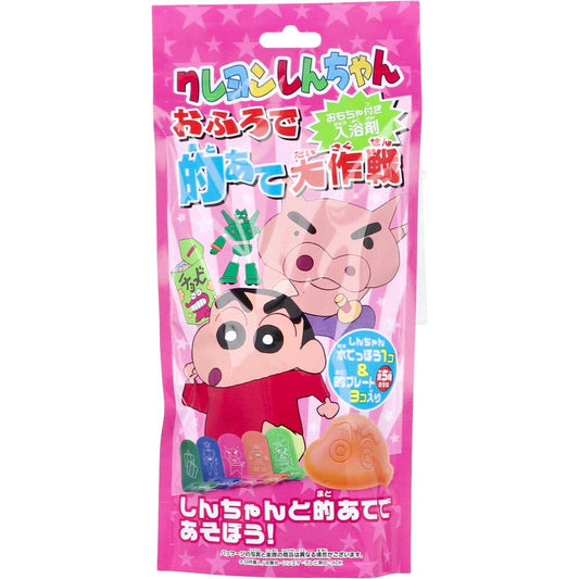 クレヨンしんちゃん おふろで的あて大作戦 おもちゃ付き入浴剤 25g(1包入) 1 個