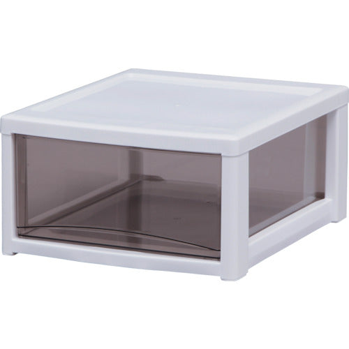 IRIS 221245 Super Clear Chest White/Clear Brown 1-tier type SCE-010-BR 1 unit