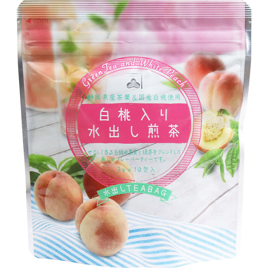 ※White peach cold-brewed sencha tea bag 3g x 10 bags 1 piece