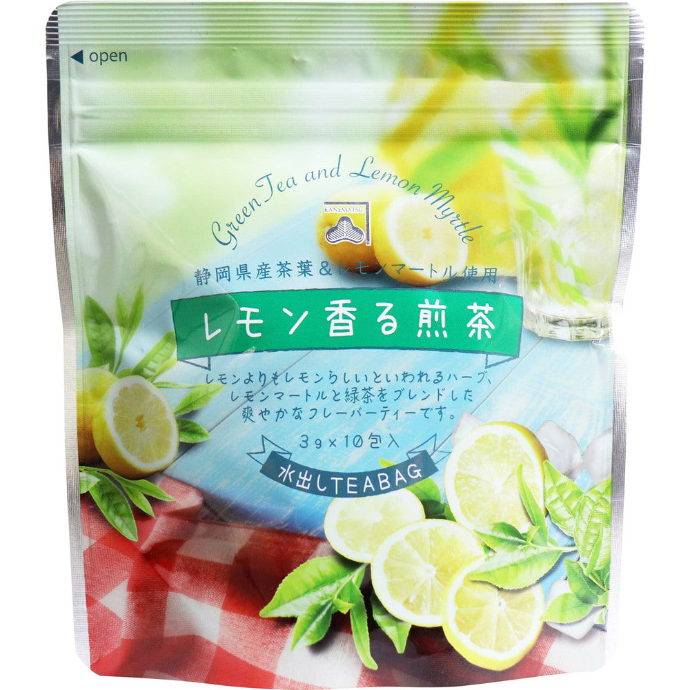 *Lemon-scented Sencha cold-brewed tea bag, 3g x 10 bags, 1 piece