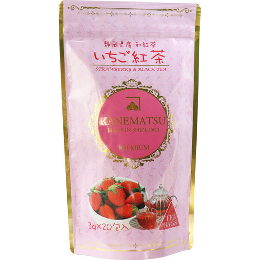 * Strawberry black tea tea bag 3g x 20 packs 1 piece