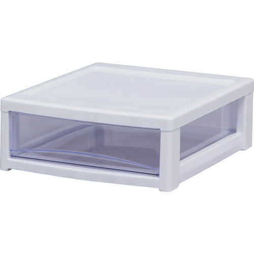 IRIS 221268 슈퍼 클리어 가슴 화이트/클리어 블루 1단 타입 SCE-100-BL 1대