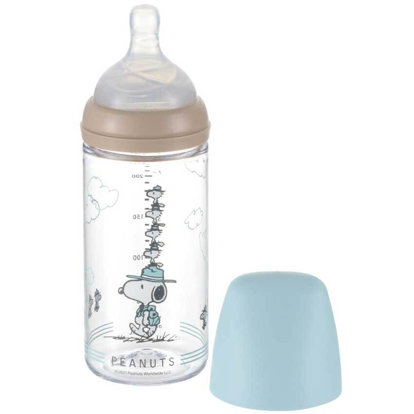 【アウトレット】リッチェル ピーナッツ コレクション おでかけミルクボトル プラスチック製ほ乳びん 3-18ヵ月頃 1 個