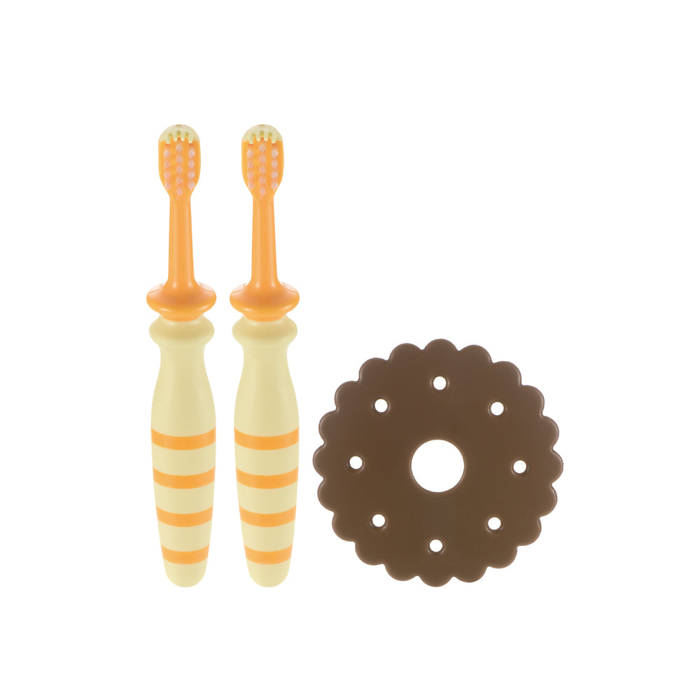 Richell Try Molar Shiny Baby Toothbrush 2-pack 1 item