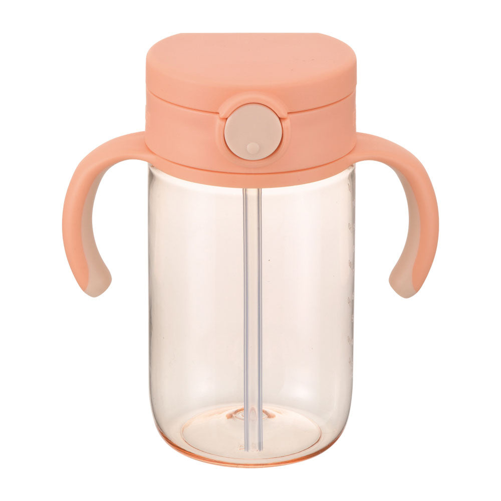 Richell Aster Straw Mug 320 Orange 1 piece