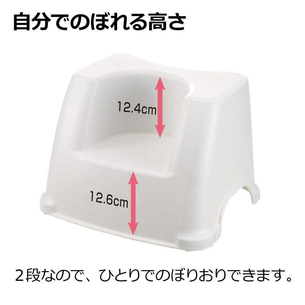 リッチェル トイレサポートステップホワイト 1 個