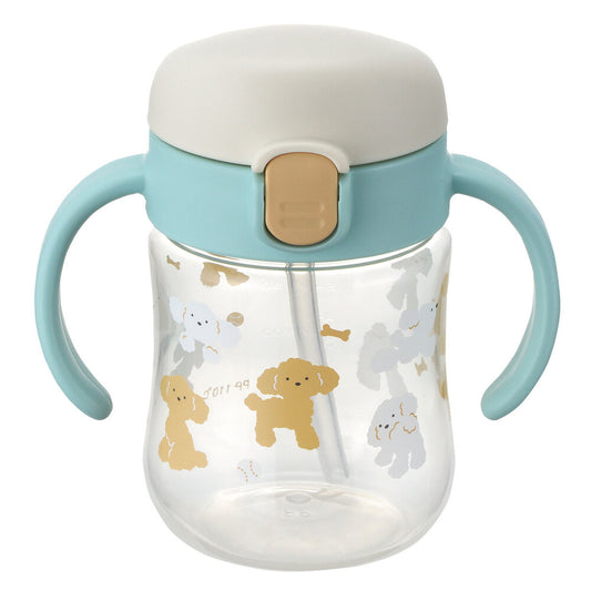 Richell Try Straw Lesson Mug SD Light Blue 1 piece
