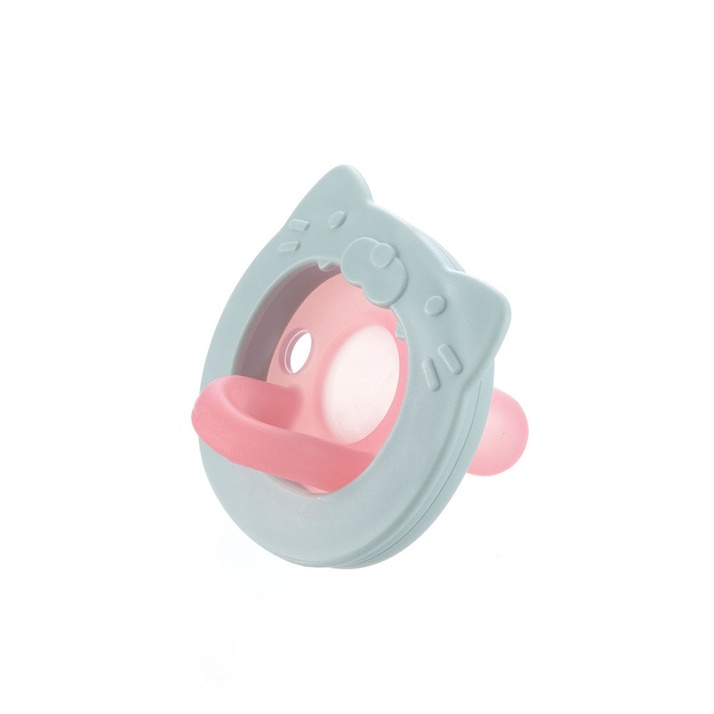 リッチェル 吸せつラボ おしゃぶり ネコ 新生児用 ケース付 1 個